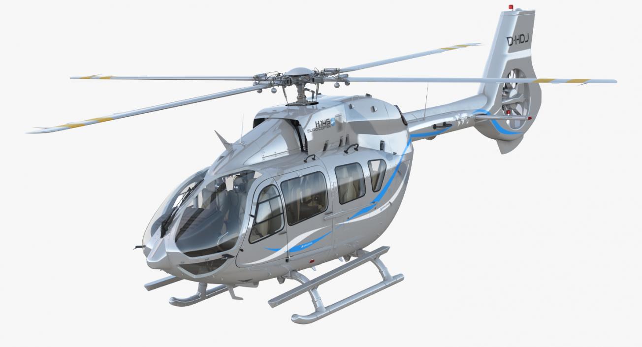 Rigged Private Helicopters Collection 2 3D model