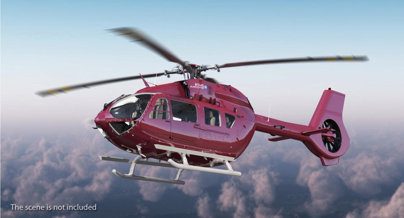 Rigged Private Helicopters Collection 2 3D model