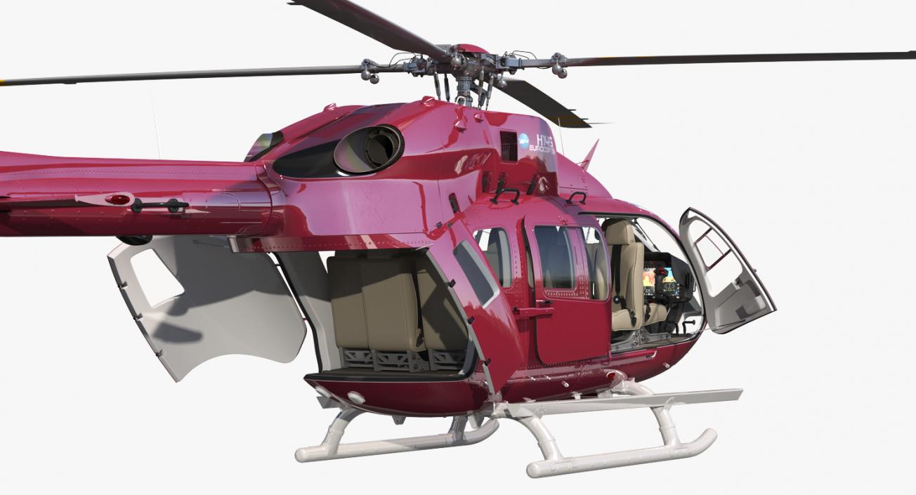 Rigged Private Helicopters Collection 2 3D model