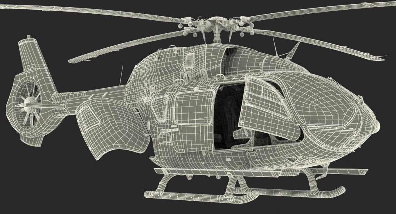 Rigged Private Helicopters Collection 2 3D model