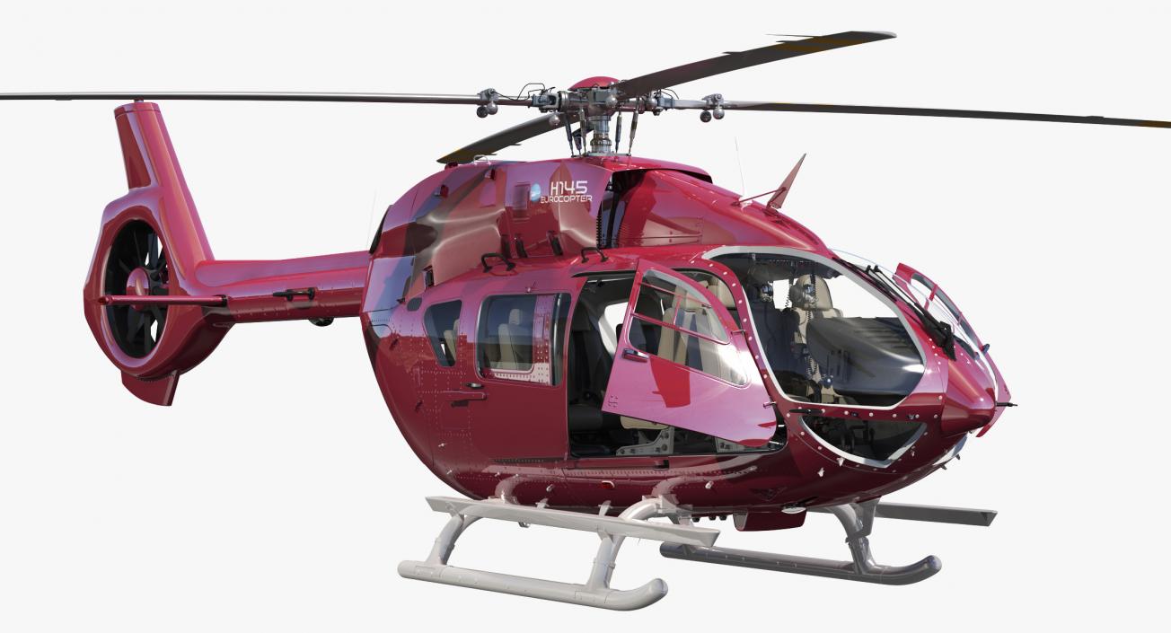 Rigged Private Helicopters Collection 2 3D model