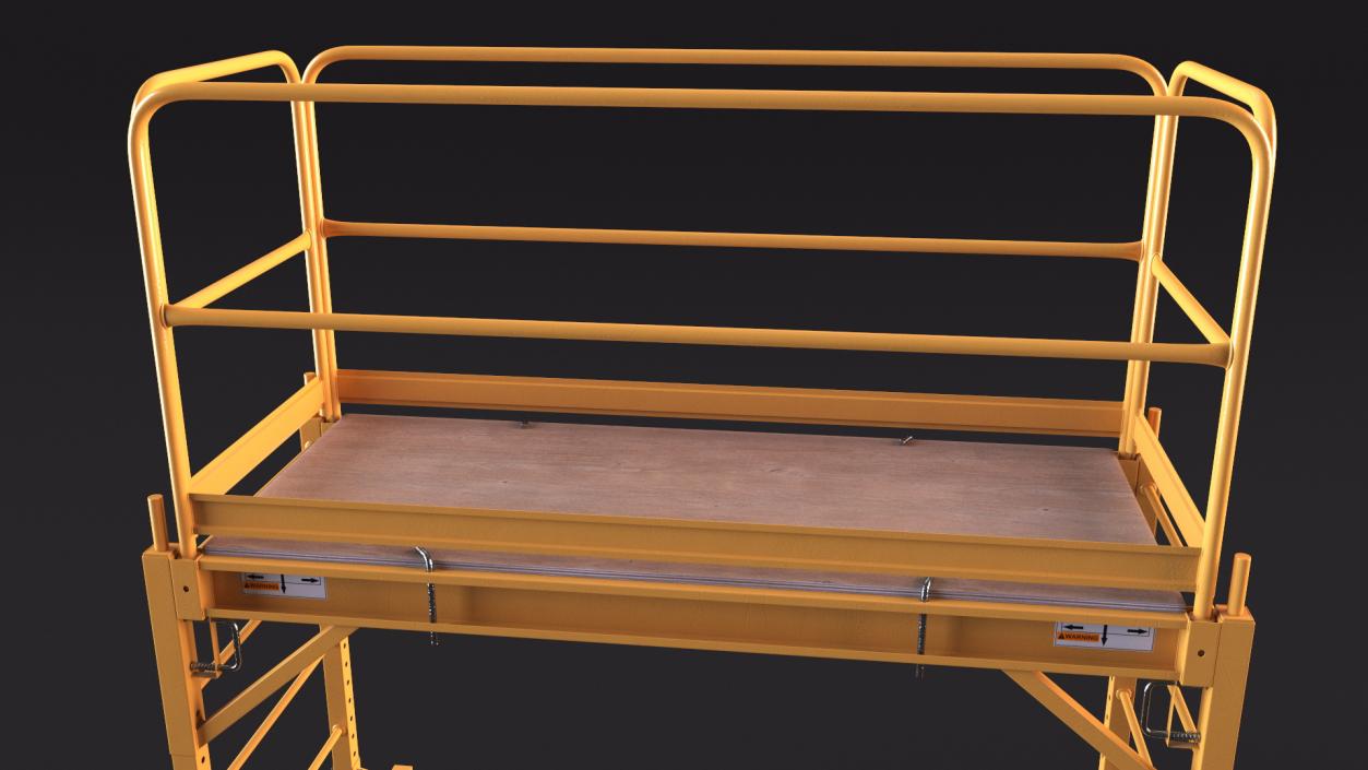 Multi Purpose Scaffold Yellow 3D model