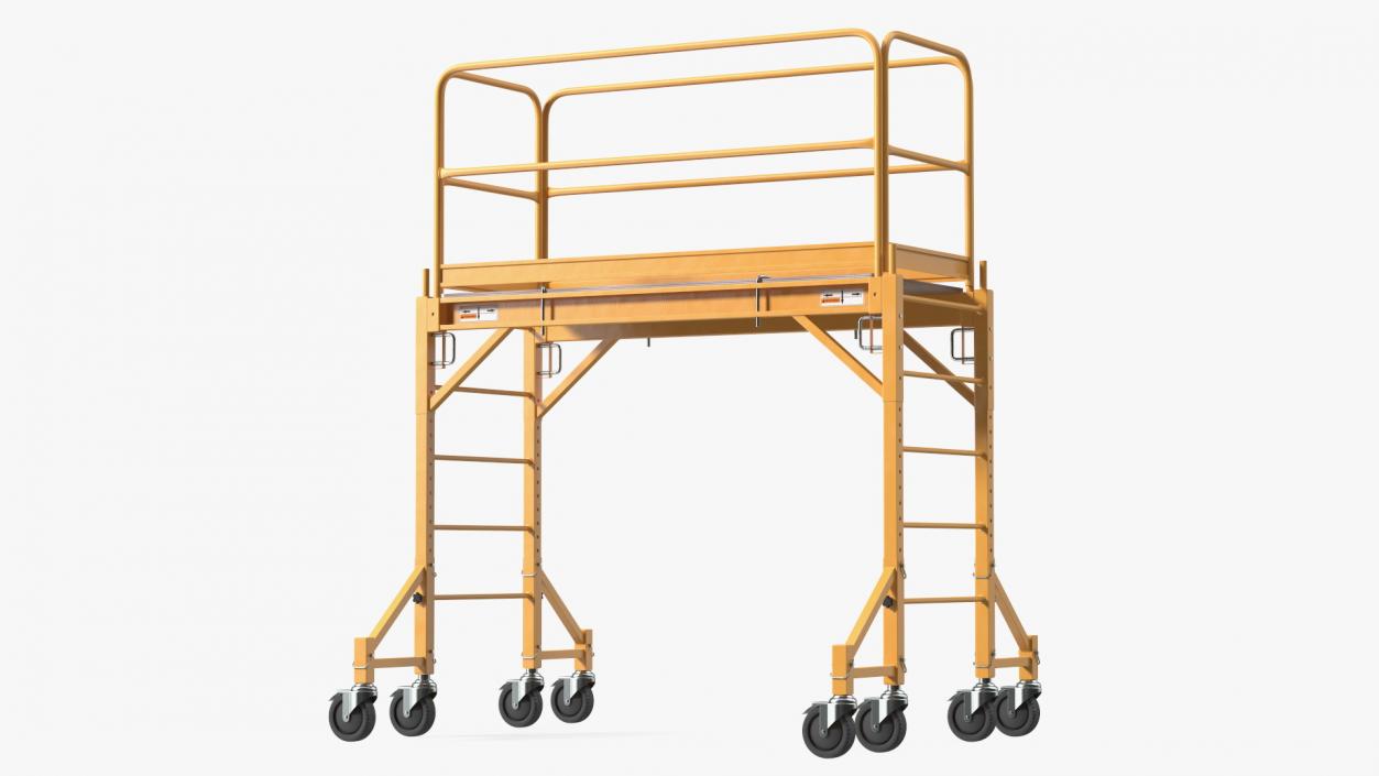 Multi Purpose Scaffold Yellow 3D model