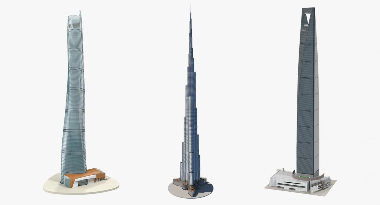 Skyscrapers 3D Models Collection 3D