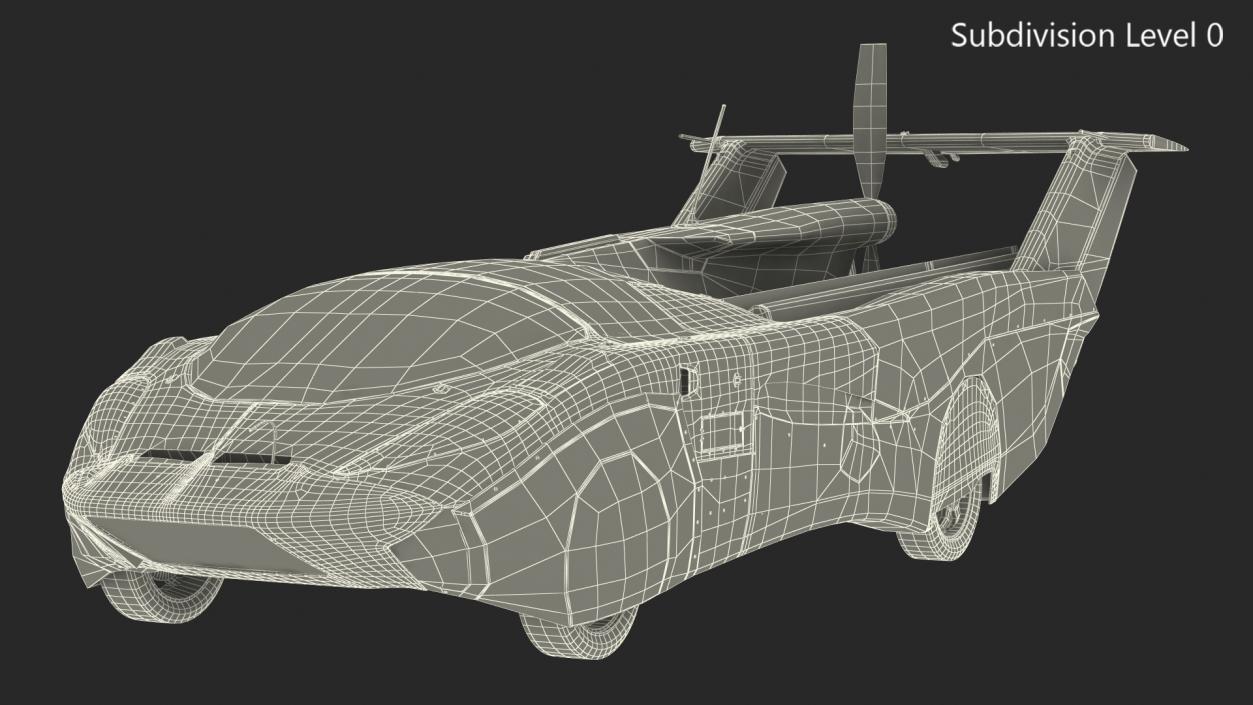 3D AirCar Transported model