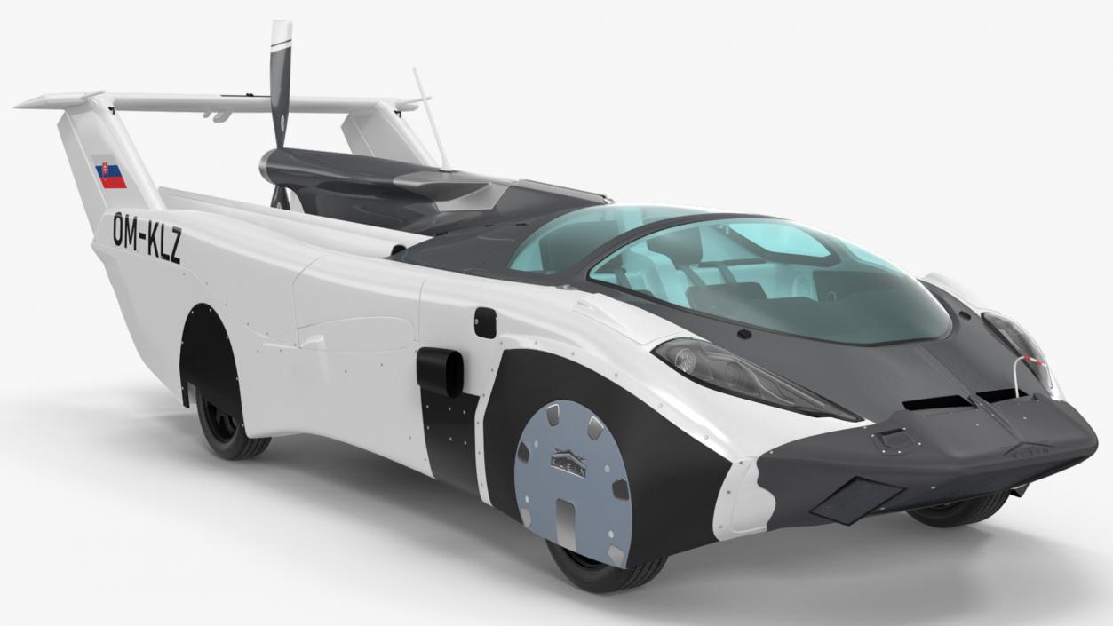 3D AirCar Transported model