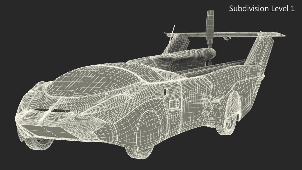 3D AirCar Transported model