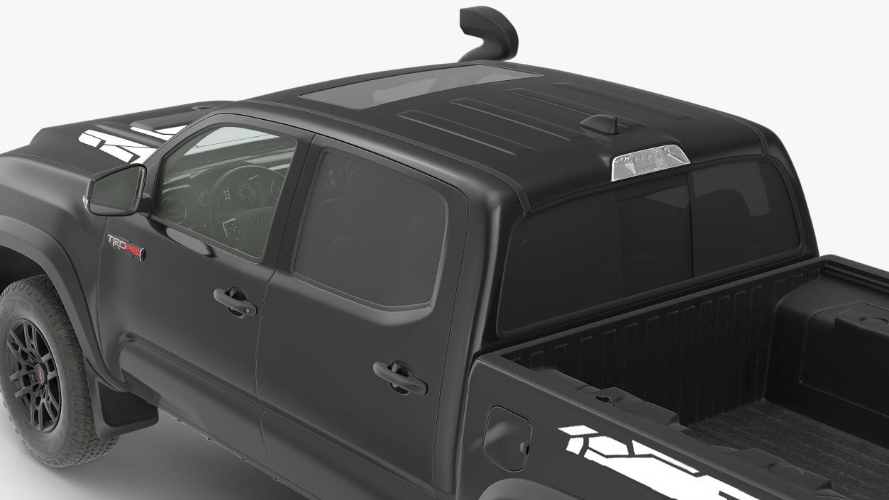 3D model Toyota Tacoma TRD Pro Midnight Black Metallic 2021