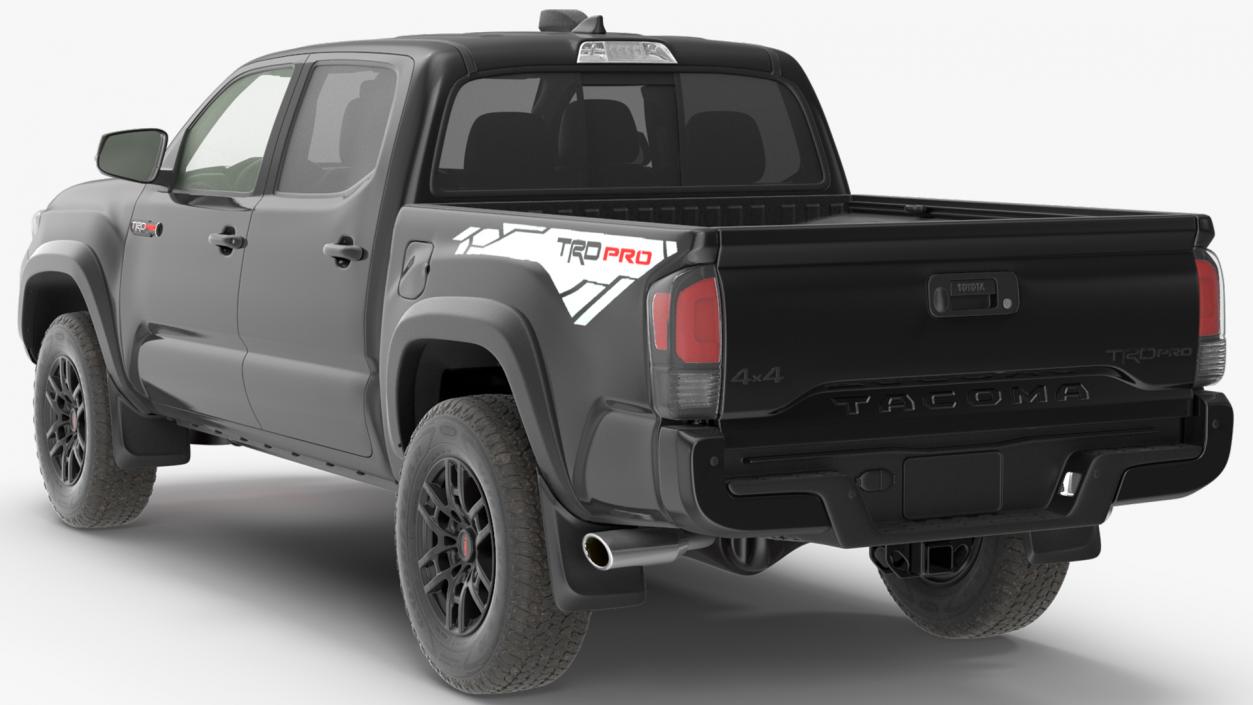 3D model Toyota Tacoma TRD Pro Midnight Black Metallic 2021