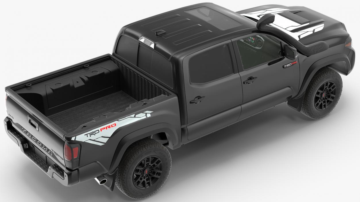 3D model Toyota Tacoma TRD Pro Midnight Black Metallic 2021