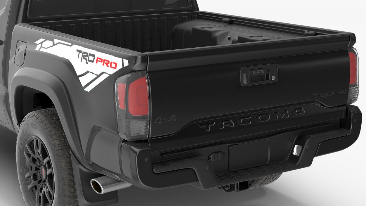 3D model Toyota Tacoma TRD Pro Midnight Black Metallic 2021