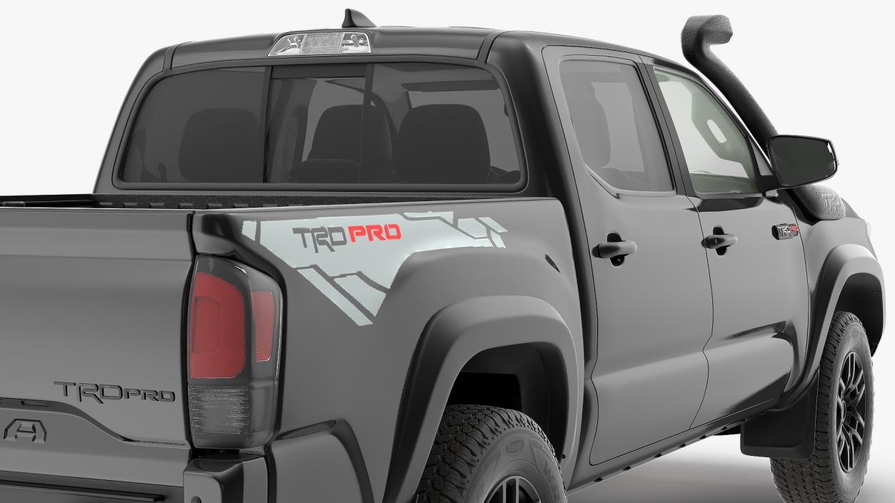 3D model Toyota Tacoma TRD Pro Midnight Black Metallic 2021