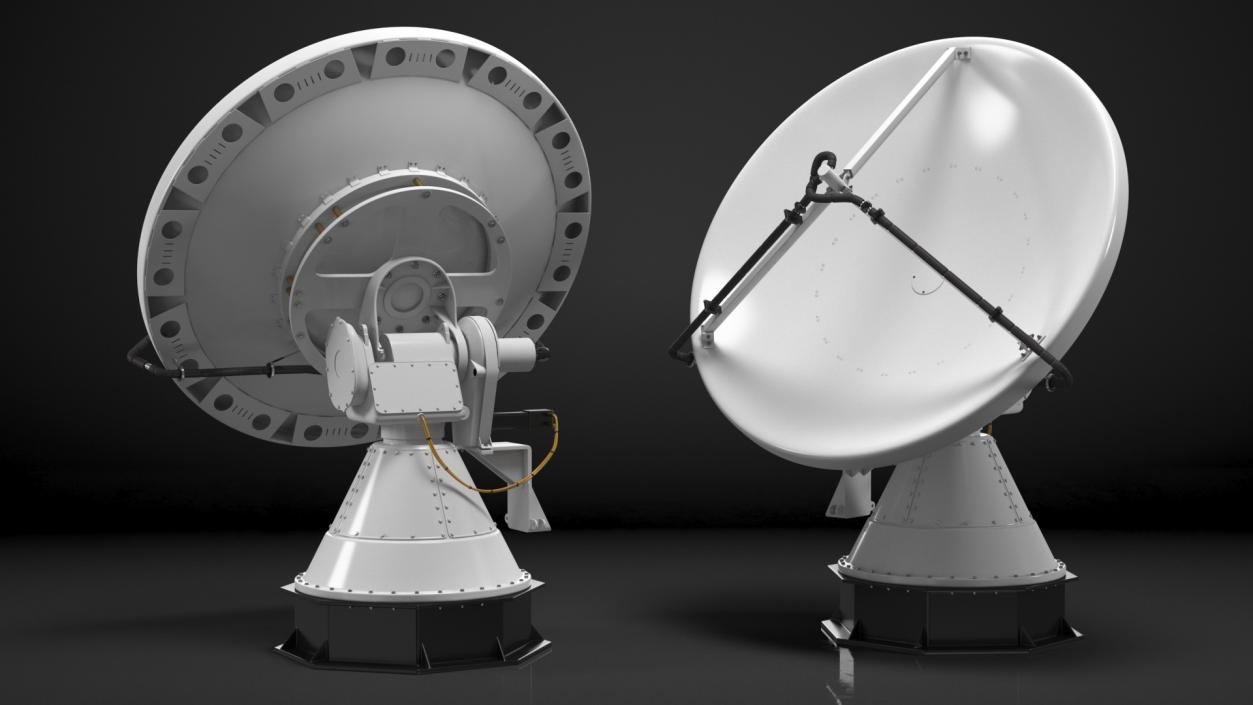 3D model X Band Polarimetric Doppler Mobile Radar