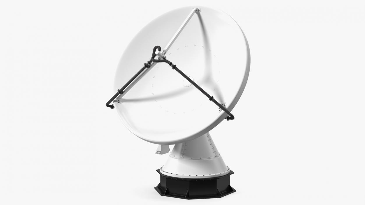 3D model X Band Polarimetric Doppler Mobile Radar