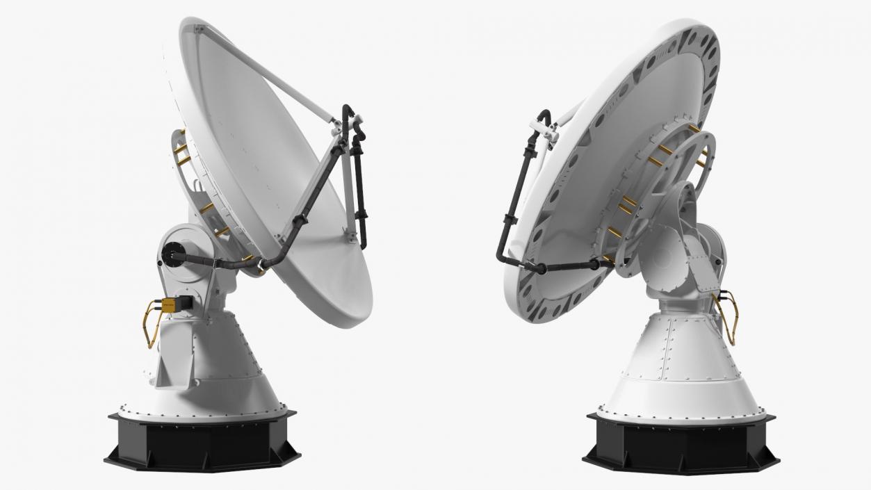 3D model X Band Polarimetric Doppler Mobile Radar