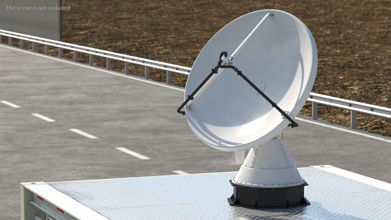 3D model X Band Polarimetric Doppler Mobile Radar