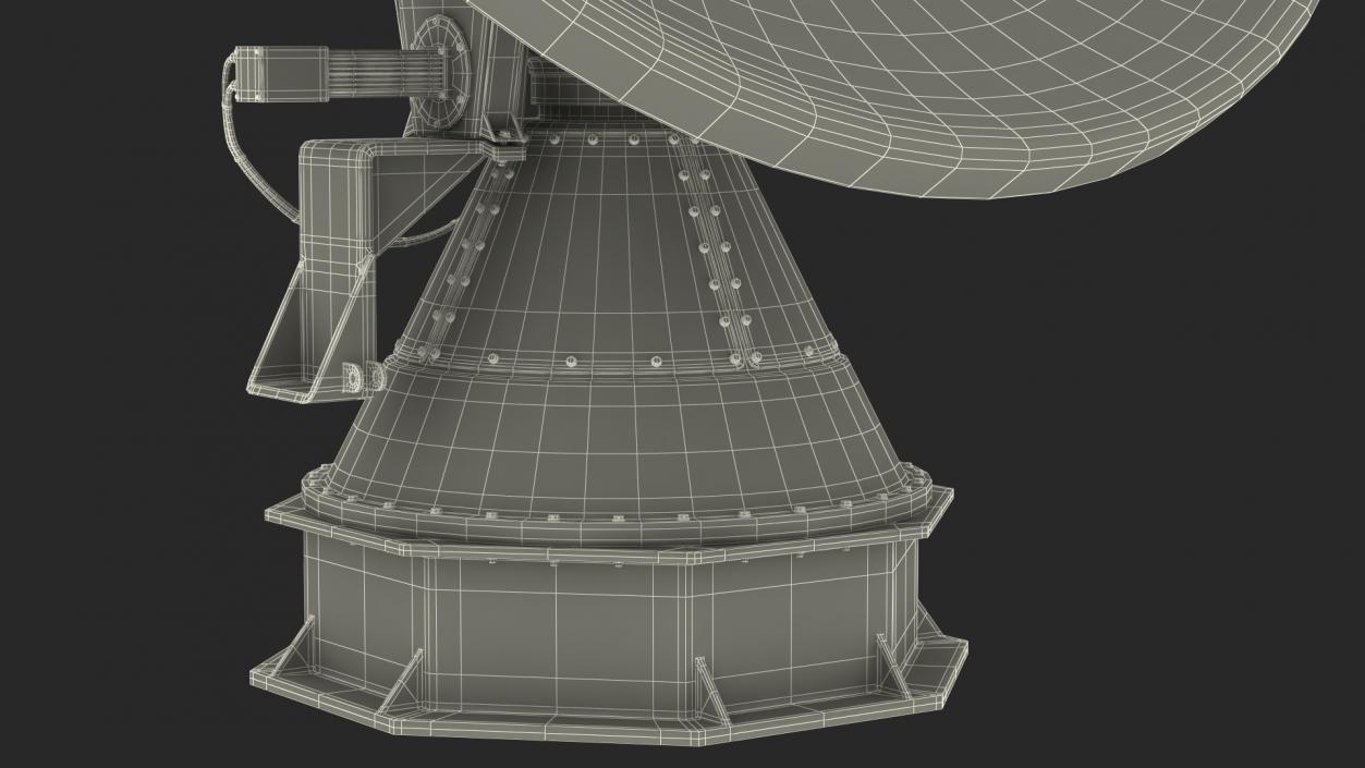 3D model X Band Polarimetric Doppler Mobile Radar