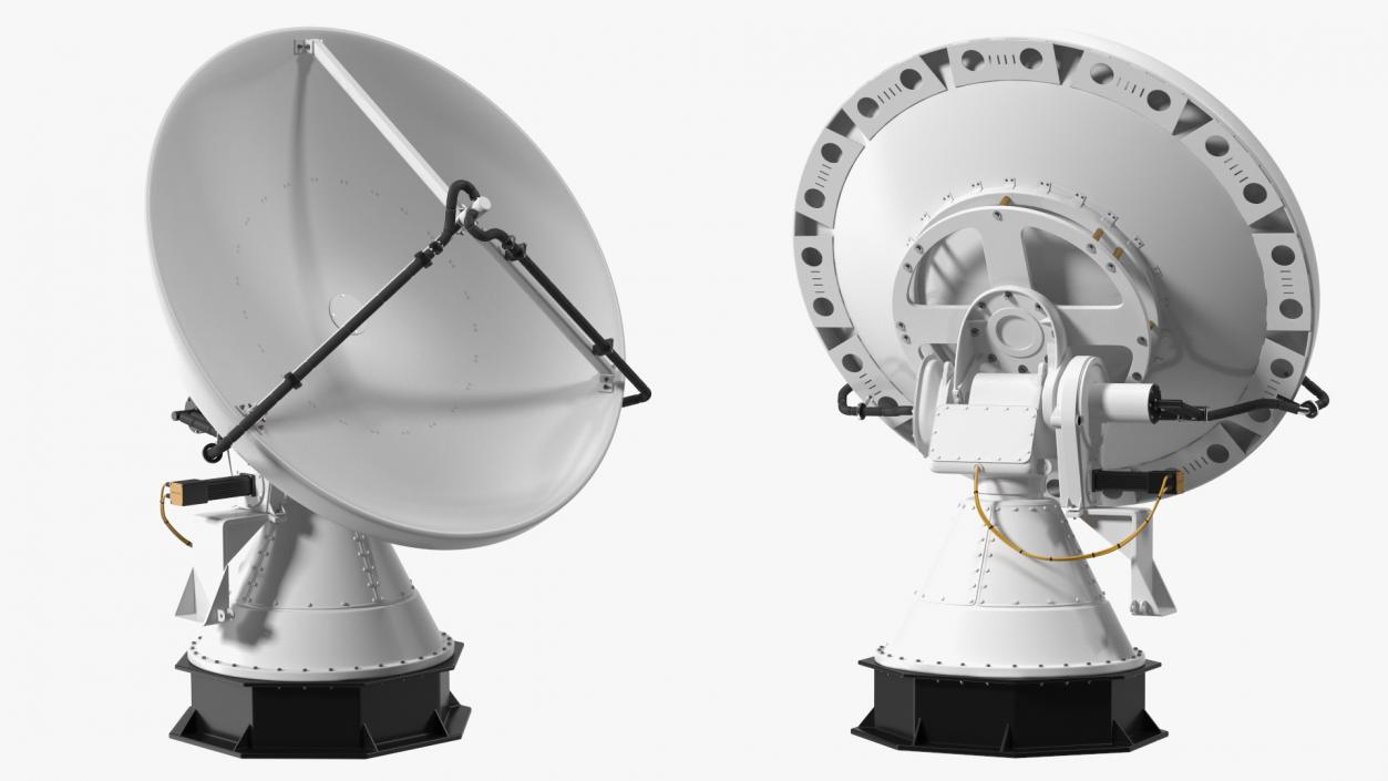 3D model X Band Polarimetric Doppler Mobile Radar