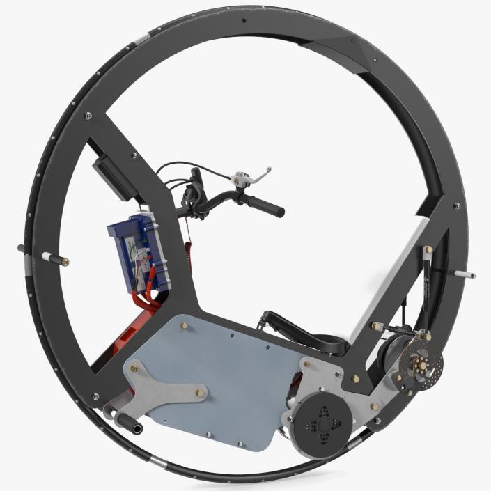 3D model Monowheel Motorcycle