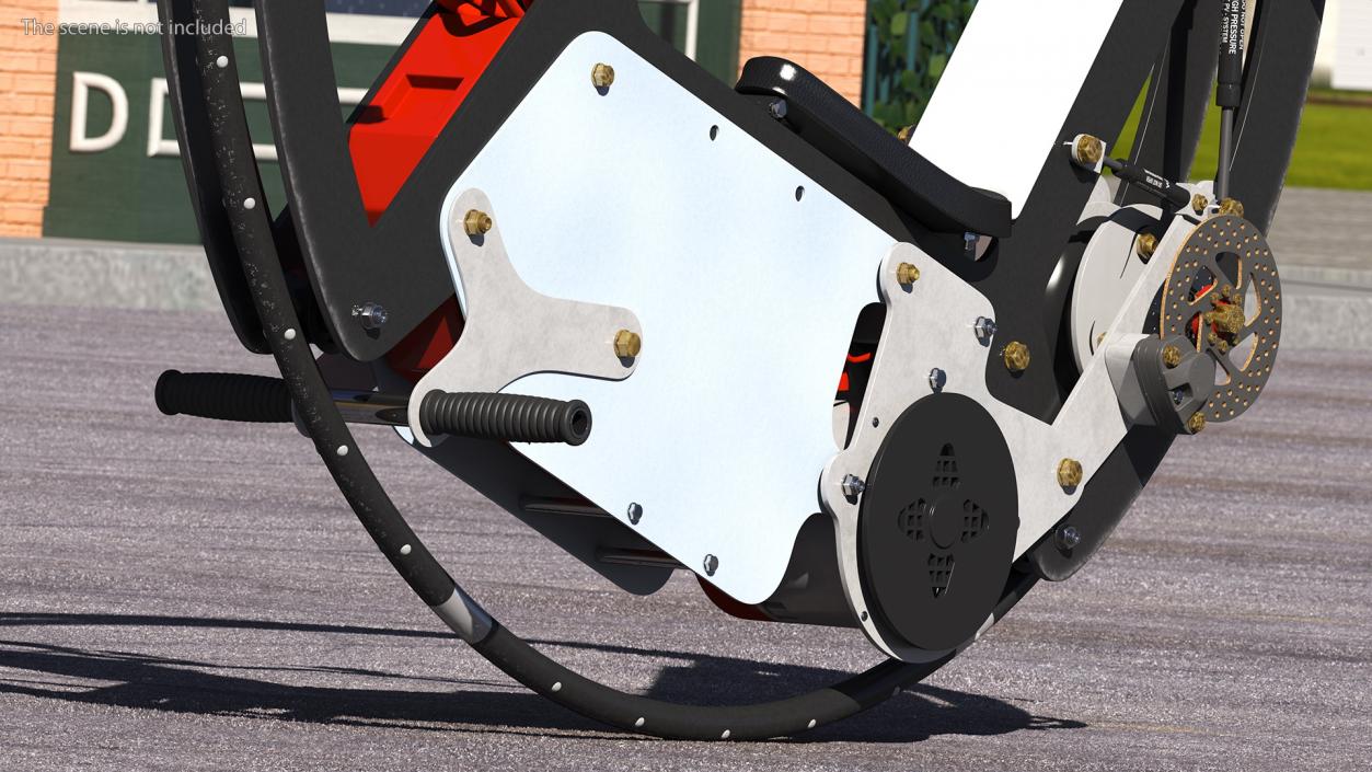 3D model Monowheel Motorcycle