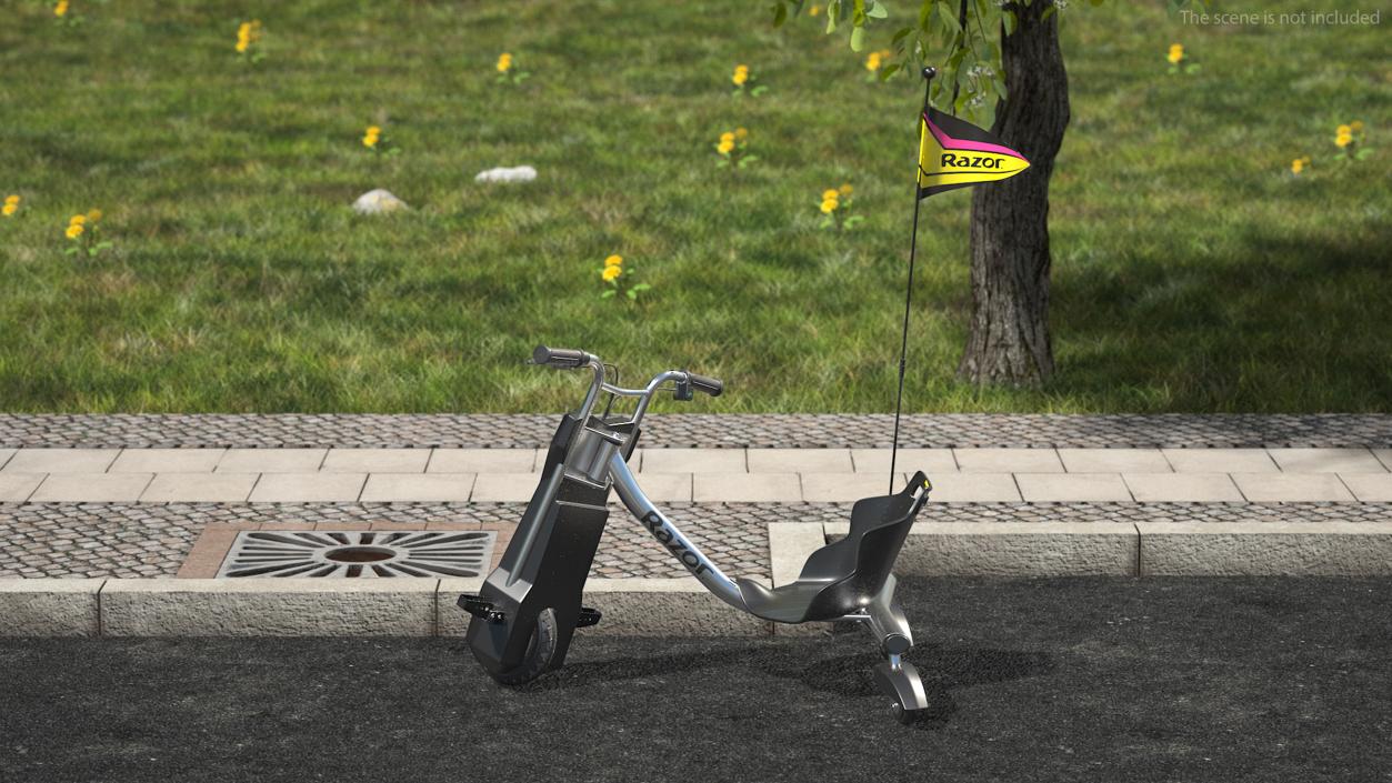 3D model Razor Powerrider 360 Electric Tricycle Rigged