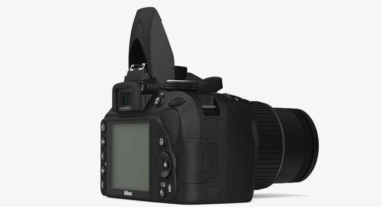 Photo Camera Nikon D3300 3D model