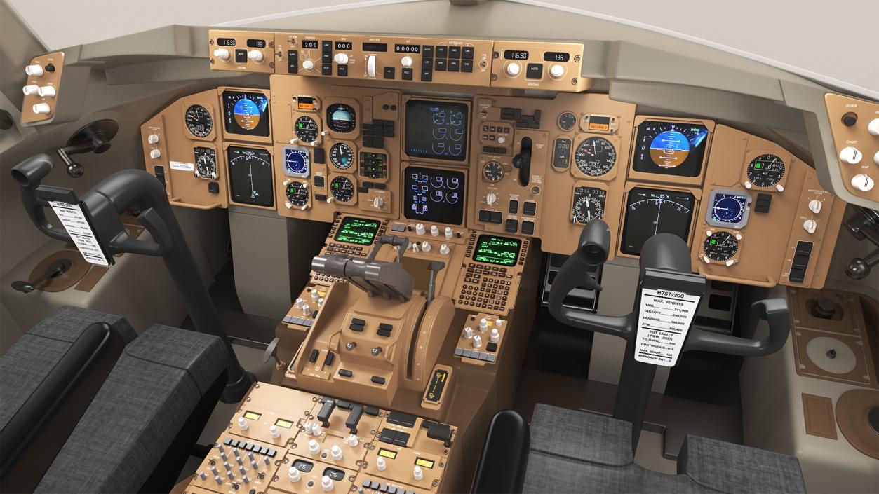 Boeing 757-200 Cockpit 3D