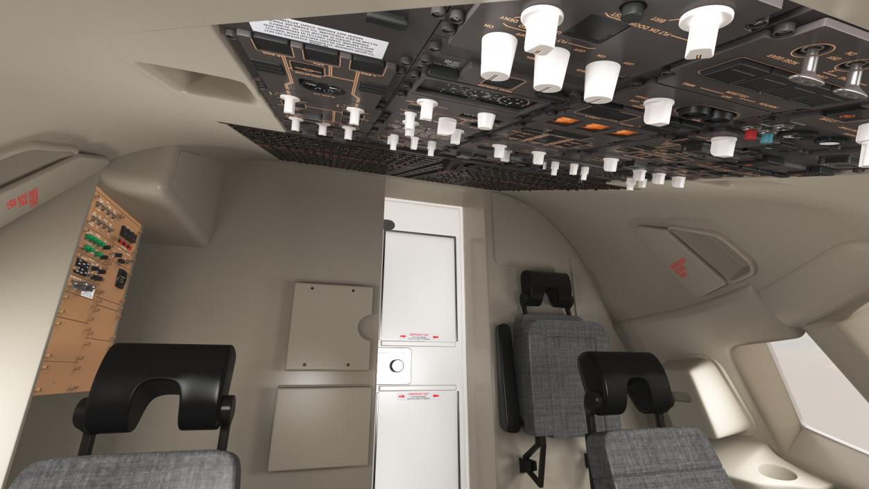 Boeing 757-200 Cockpit 3D