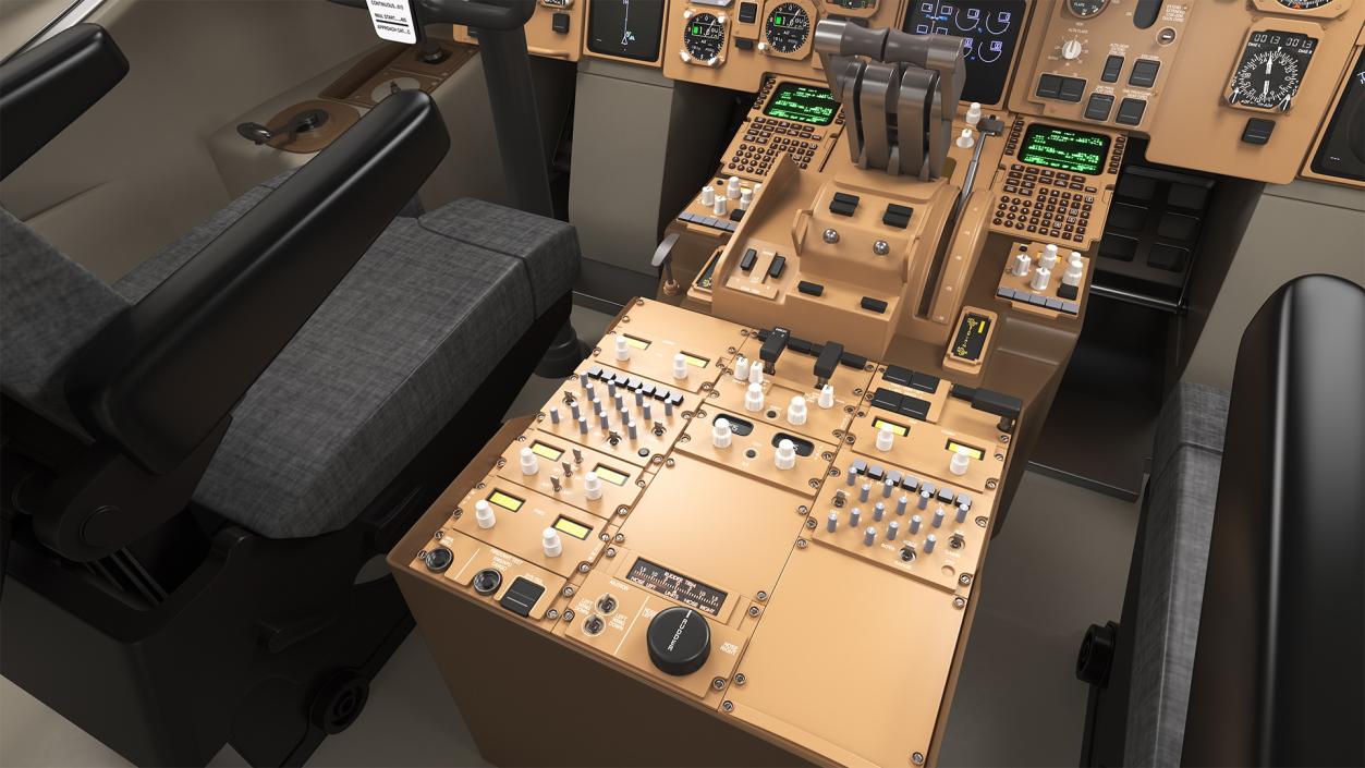 Boeing 757-200 Cockpit 3D