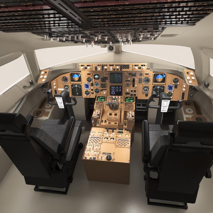 Boeing 757-200 Cockpit 3D