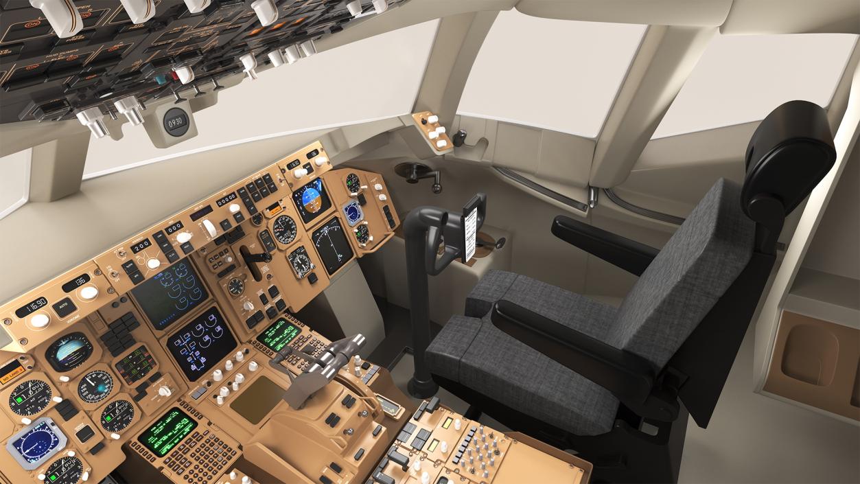 Boeing 757-200 Cockpit 3D