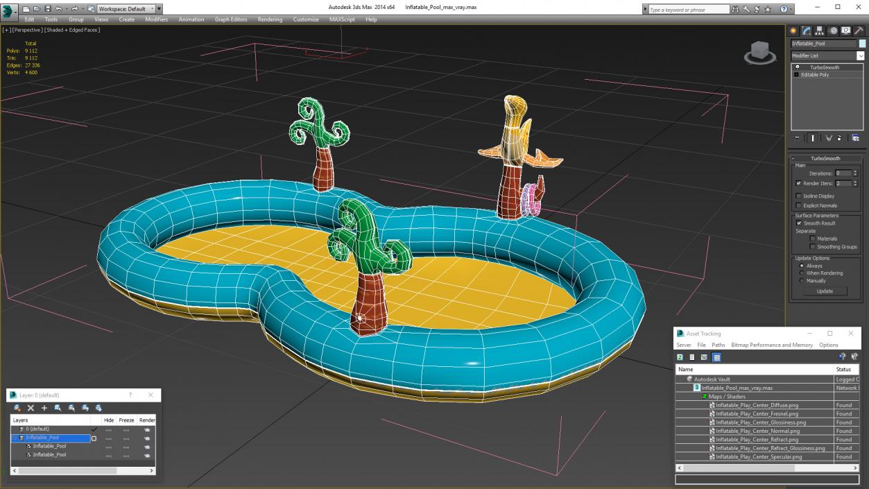 3D Inflatable Pool(1) model