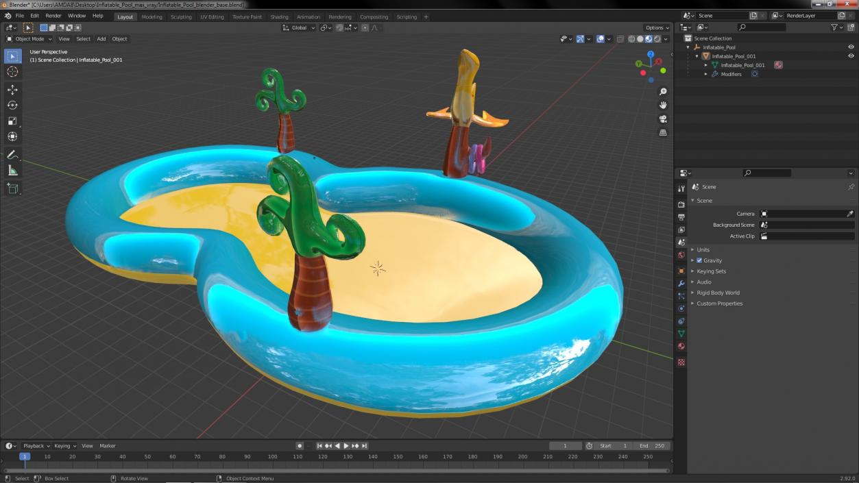 3D Inflatable Pool(1) model