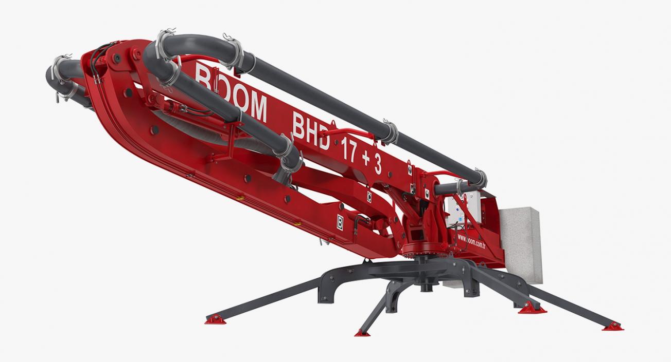 Makina BHD17 Concrete Boom Machine 3D model