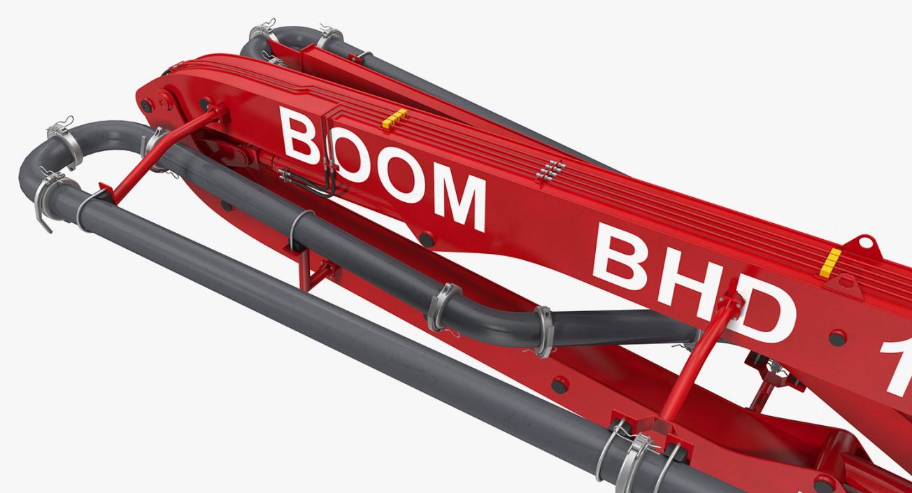 Makina BHD17 Concrete Boom Machine 3D model