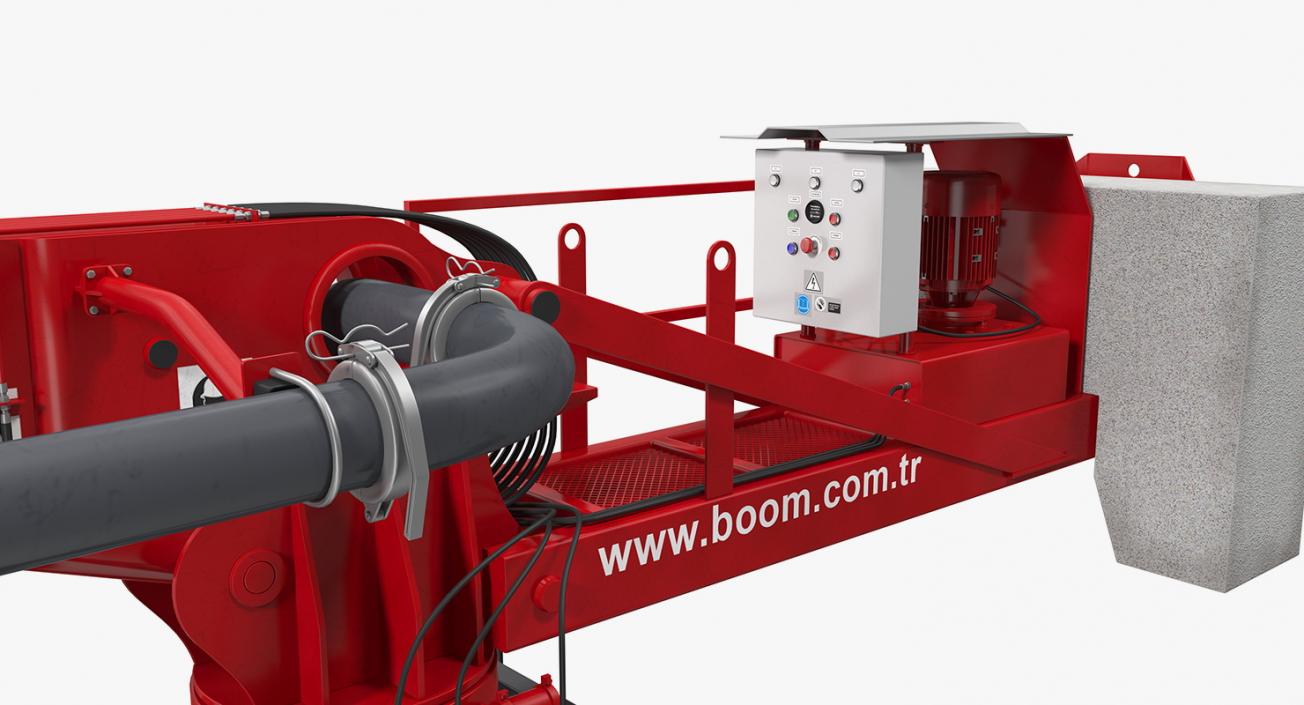 Makina BHD17 Concrete Boom Machine 3D model