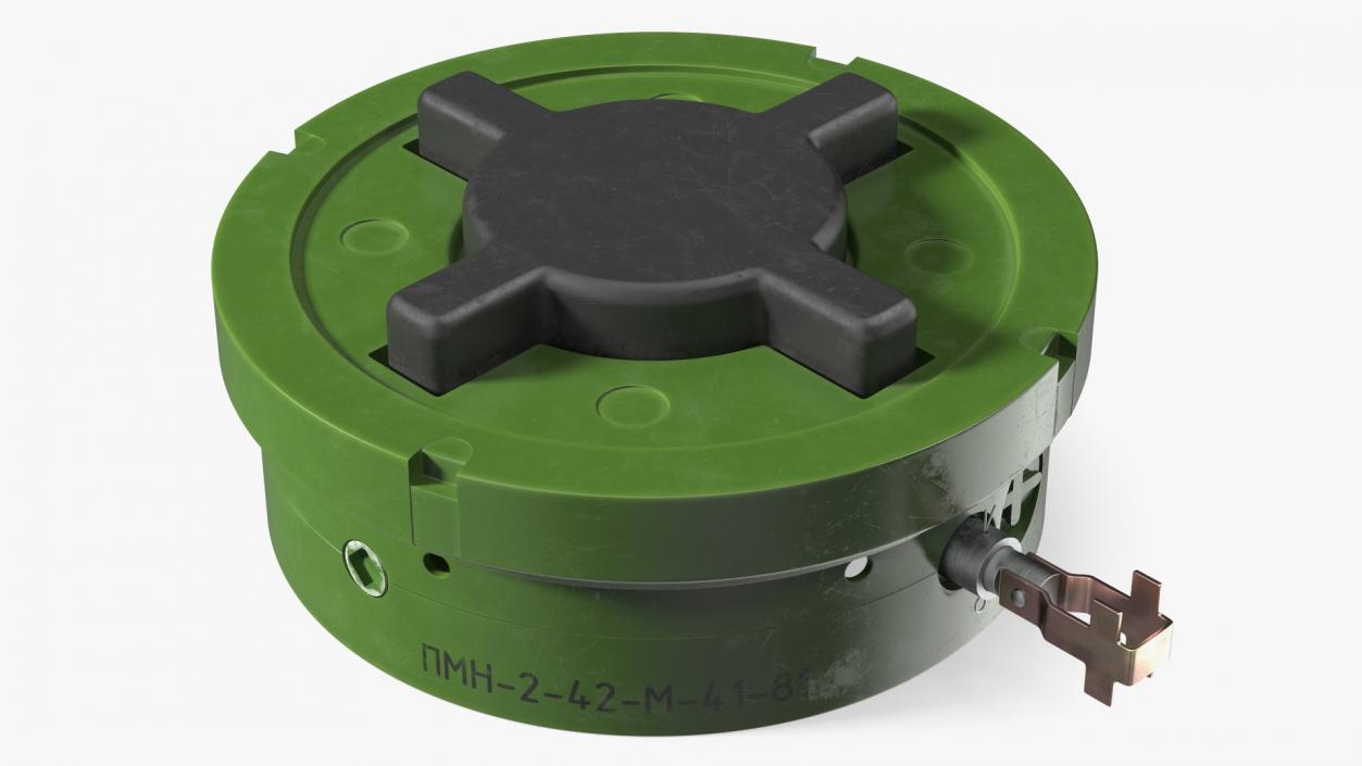 Soviet Anti-Personnel Mine Green 3D