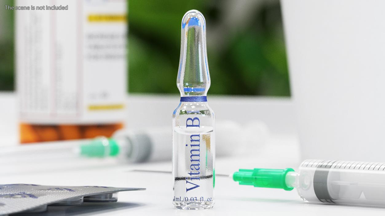 3D Vitamin B1 Thiamine Injection 1ml Ampoule