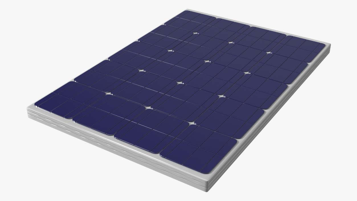 Metal Roofing with Solar Panel 2 3D