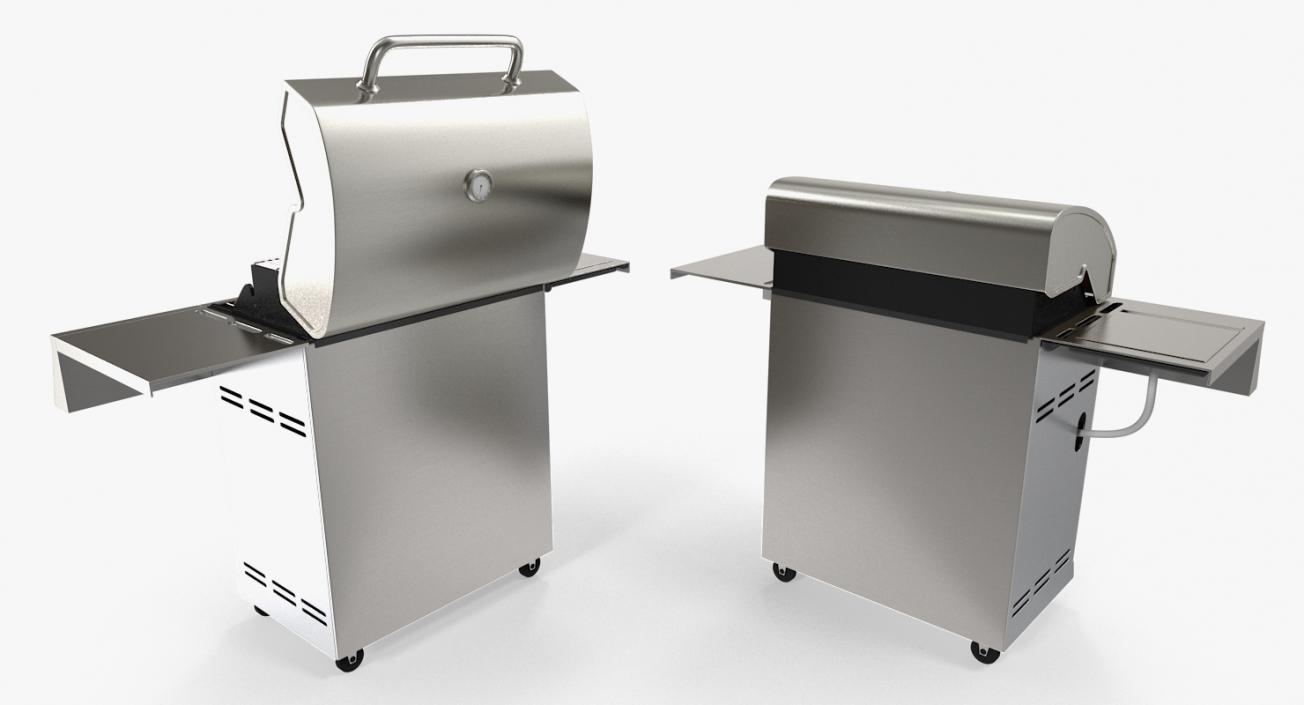 Grills with Meat Collection 3D