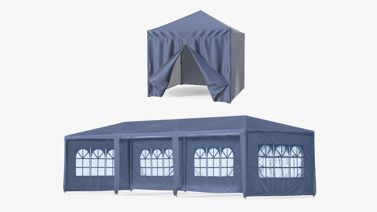 Party Tents Collection 3D