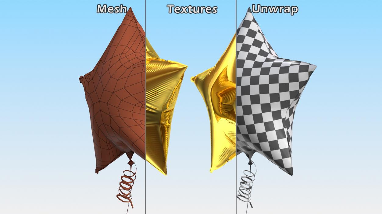 3D model Air Balloons Collection 3