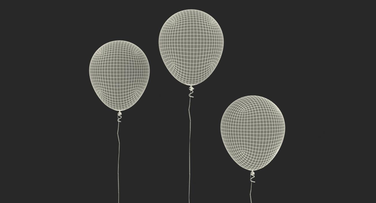 3D model Air Balloons Collection 3