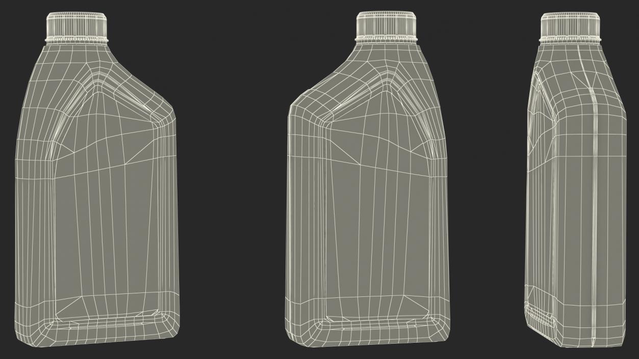 Mobil Super 3000 Bottles 3D model