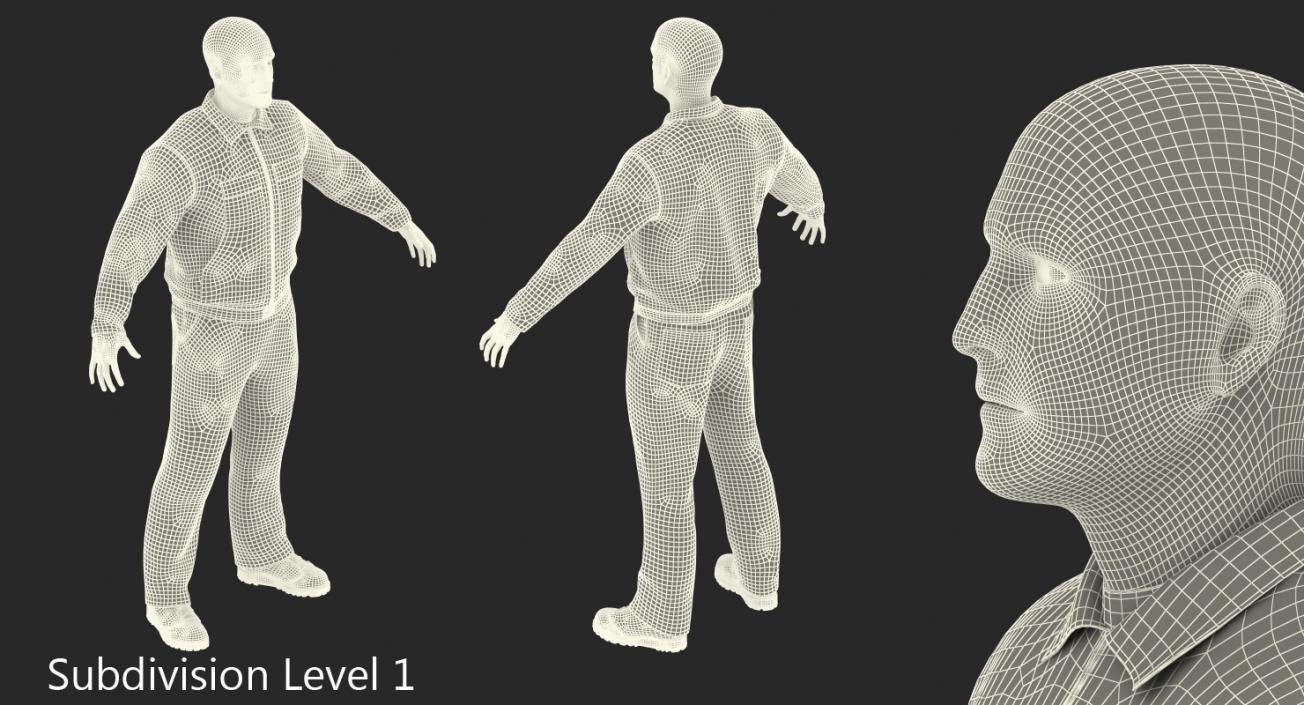 3D model Worker