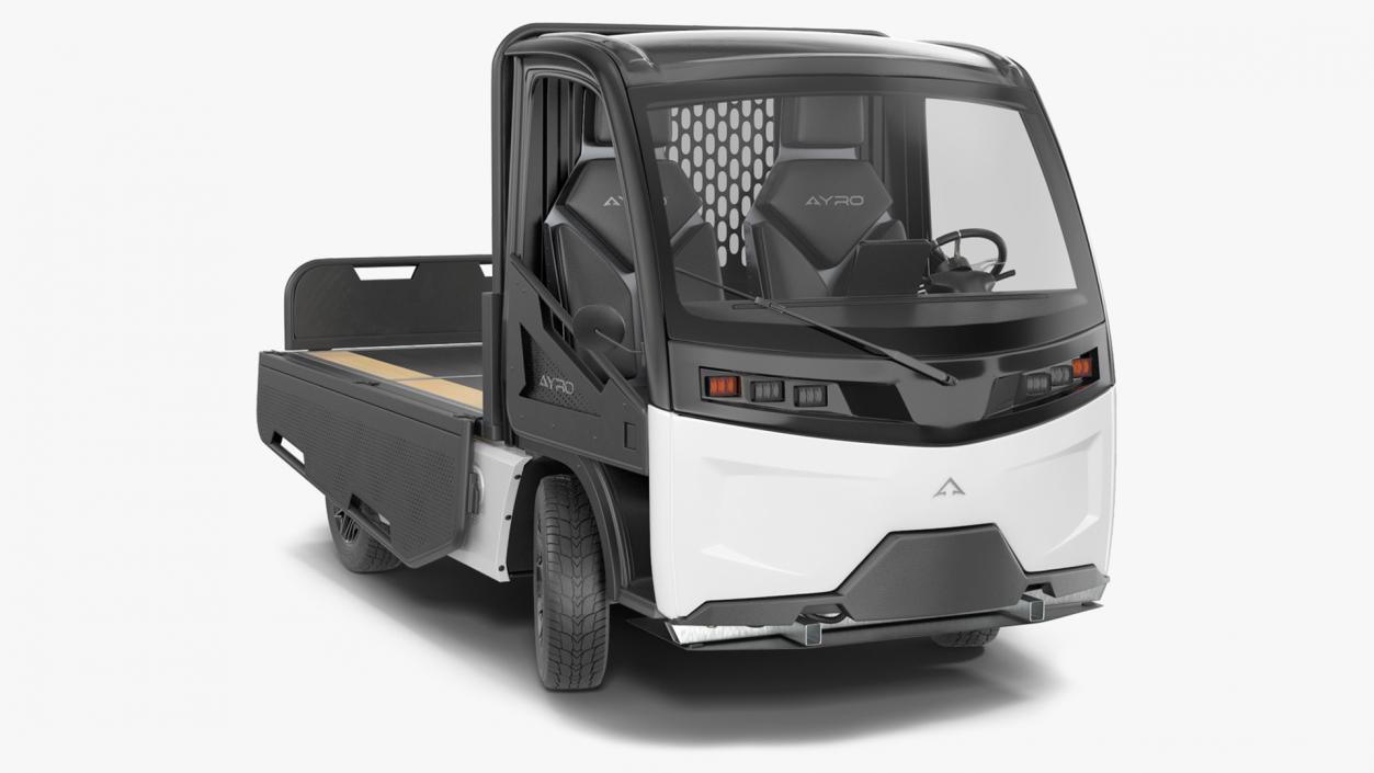 3D AYRO Vanish Electric Mini Truck Pickup Bed Rigged for Cinema 4D model