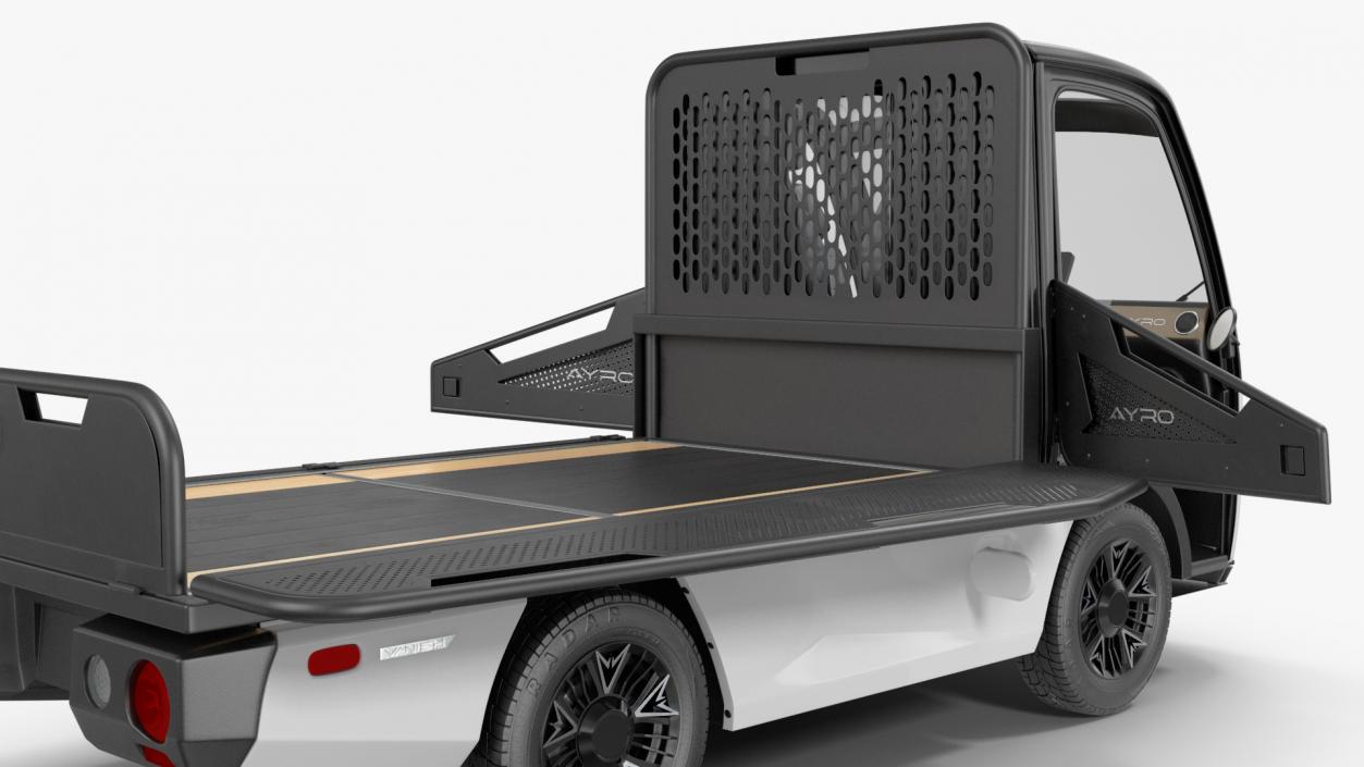 3D AYRO Vanish Electric Mini Truck Pickup Bed Rigged for Cinema 4D model