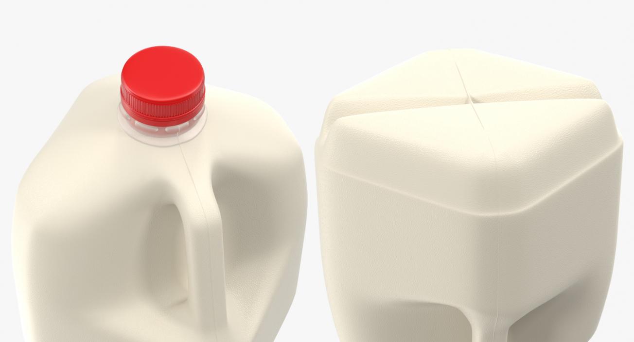 Plastic Milk Bottle Generic 3D