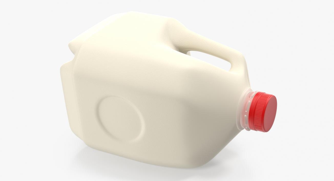 Plastic Milk Bottle Generic 3D