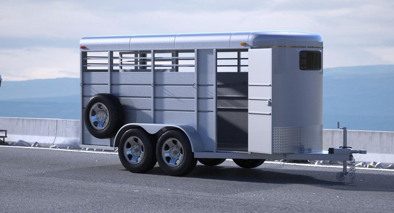 Livestock Trailer Calico 3D model